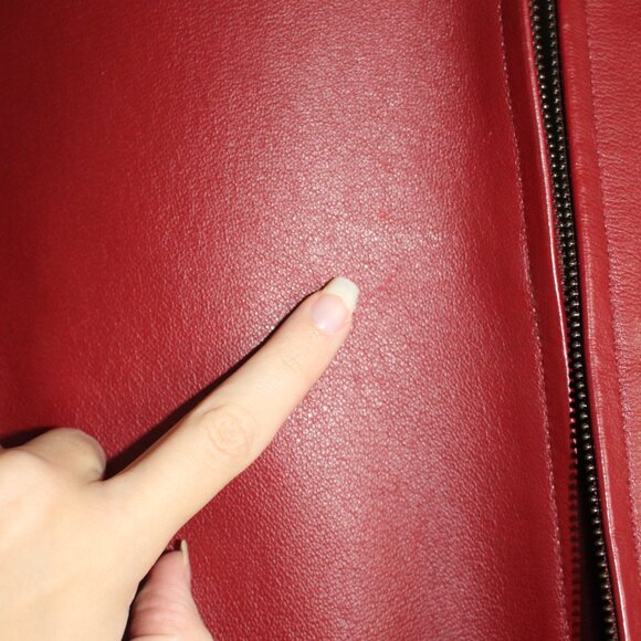 VTG Worthington Red Leather Jacket - Picture 4 of 8